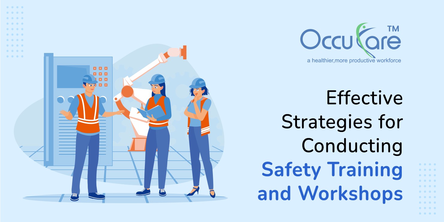 What are the major safety training's which should be conducted?